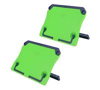 Milisten Desktop Reading Stands 2pcs Portable Folding Music Stands Made of Abs with Easy to Clean Surface, Practical and Simple Design for Home Or School Use