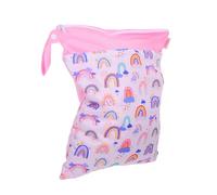 Milisten Diaper Hanging Bag with Double Zipper Stroller-Compatible Nappy Organizer for Travel and Daily Use Spacious Wet Dry Pouch for Diapers and Clothes