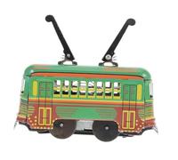 Milisten Die Cast City Bus Retro Pull Back Vehicle for Boys and Tinplate Collectible Car Unique Home Accent and Creative Display