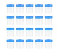 Milisten Disposable Sputum Sample Containers 30 Pack 1.89Oz Specimen Cups with Leak-Proof Screw Lids for Laboratory and Clinical Use