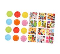 Milisten DIY Chinese Zodiac Paper Tray Stickers for Cartoon Zodiac Designs Bright Hand-Painting Craft Kit Educational DIY Hand-Made for Developing Creativity and Aesthetic Skills