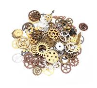 Milisten DIY Gear Pendant Alloy Punk Style Craft Accessory for Handicrafts | Mixed Gear Pieces, Practical DIY Material, Artful Steampunk Look, One Pack for Crafting Projects Random Style