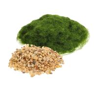 Milisten DIY Grass Turf Ornament Light Green Grass Powder Gravel for Potted Plants Terrariums and Miniature Landscapes for Garden Home Decor and Craft Projects
