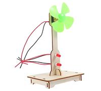 Milisten DIY Hand Made Wind Power Generator Model for Educational Science Experiment for Elementary Students Hands Stem Teaching Aid for Wind Energy Learning