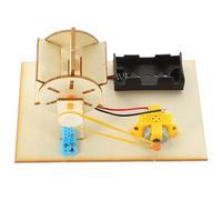 Milisten Diy Hydropower Plant Toy Boys and Girls Building Kit No Battery Science Education Kit for Boys and Girls