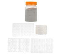Milisten DIY Miniature Brick Making Mold Set Flexible Plastic Mould for Sand Table Scene Decoration Non Stick and Reusable DIY Accessories for Mini Landscapes