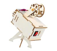 Milisten DIY Projector Science Kit for Wooden Slide Projector Enhance Storytelling Fine Motor Skills Fun Educational Activity for Teamwork Creativity