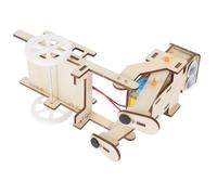 Milisten DIY Robot Trolley Science Experiment Kit for Interactive Stem Educational Encouraging Hands Learning Problem Solving and Parent Bonding