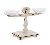 Milisten DIY Stem Wooden Balance Scale for Handheld Balancing Beam for Early Childhood Education and Science Experiments Engaging Math Learning Tool