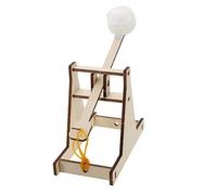 Milisten DIY Wooden Catapult Kit for Kids STEM Building Toy Assembly Instructions Educational Engineering Activity for Children Tabletop Project Great for Learning and Fun
