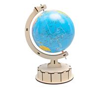 Milisten DIY Wooden Earth Globe Kit for Interactive Geography Learning Tool for Classrooms Homeschooling Fun Educational for Problem Solving Creativity Development