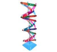 Milisten Dna Double Helix Model Kit Educational Science Experiment for Students and Biology Lovers Easy Assembly Gene Structure Teaching Aid for Middle School Biology Courses