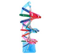 Milisten Dna Double Helix Model Kit for Biology Learning Sturdy Gene Structure Educational Tool for Students and Teachers Compact Vibrant Interactive Science Teaching Aid