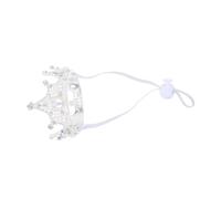 Milisten Dog Princess Crown Hat Adjustable Glittering Headband for Dogs for Birthday Parties Weddings and Seasonal Gatherings Pet Costume Accessory for Small Pets