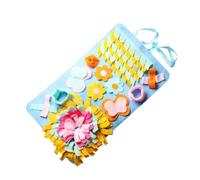 Milisten Dog Snuffle Mat for Foraging and Feeding Training Interactive Pet Sniff Cushion with Bright Floral Design Machine Washable Felt Slow Feeding Puzzle for Puppy and Adult Dogs