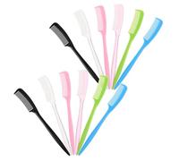 Milisten Doll Hair Care Accessories Set 12pcs Compact Wig Brushes Rat Tail Comb for 30cm Dolls for Styling and Grooming Synthetic Hair