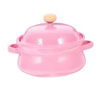 Milisten Doll House Miniature Soup Pot Kitchen Cookware for Dollhouse Accessories Realistic Simulation Design for Engaging Pretend Play and Decoration