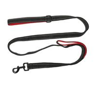 Milisten Double Handle Dog Leash for Outdoor Walking and Training Labour-saving Control Rope with Rotating Metal Linker Ergonomic Comfortable Grip for Enhanced Pet Walking Experience Gray