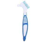 Milisten Double Head Turtle Shell Cleaning Brush with Ergonomic Non Slip Handle for Aquatic Tortoise Shells Efficient Mud and Algae Remover Suitable for Home and Pet Care