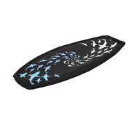 Milisten Double Layer Snorkel with Shark Design Mask Cover and Adjustable Strap for Versatile Use in Swimming, Diving, and Snorkeling