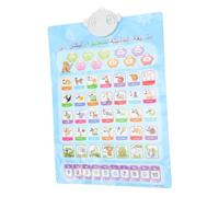 Milisten Double-sided Boys and Girls Arabic English Alphabet Learning Toy Interactive Sound Chart Educational Learning Poster