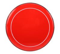 Milisten Drum Head Replacement Wear Resistant Plastic and Metal 14 Inch Double Layer Red for Snare and Bass Drums for Professional Performances and Stage Use