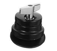 Milisten Drum Mount Bracket Tom Leg Base Accessory Floor Tom Leg Holder Alloy Drum Kit Stand Clamp Silver Iron Hardware