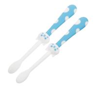 Milisten Dual-Sided Pet Oral Toothbrush for Dogs and Cats TPR PP Material Efficient Teeth Cleaning for Narrow Gaps Prevents Dental Calculus and Decay Easy to Use for Puppies and Adult Pets