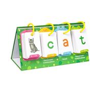 Milisten Early Learning Flash Cards with Visual Word Cards for Preschool Montessori Reading and Spelling Thick Cardstock Educational for Language Development and Family Interaction