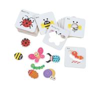 Milisten Educational Matching Puzzle for Animal and Dinosaur Jigsaw to Boost Cognitive Skills and Memory Early Learning Brain-boosting Game for Ages