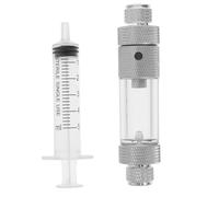 Milisten Effortless Water Addition Bubble Counter Double Head Aquarium Generator Regulator Check Valve