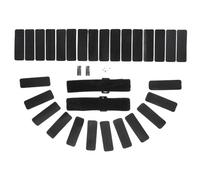 Milisten Elastic Over-The-Knee Boot Straps with Anti-Slip Fixing Bands and 28 Adhesive Pads High Boots Anti-Exposure Elastic Cords for Secure Fit 2pcs