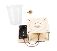 Milisten Electric Eddy Maker Science Experiment Kit for Kids DIY Wooden Science Project Toy Assembly Features for Early Learning and Hands-On Activities