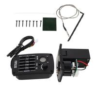 Milisten Electric Folk Guitar Pickup Five-band Eq Tuner Metal Acoustic Guitar Accessory for Live Performances and Sound Control