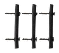 Milisten Electric Guitar String Retainer Bars Zinc Alloy 3 Sets Metal Rods 48Mm with Screws for Guitar Lead String Device