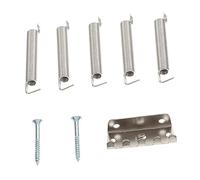 Milisten Electric Guitar Tremolo Bridge Springs and Mounting Screws Silver Electrical Guitar Accessories for Electric Models Sturdy and Drop Resistant Replacement Parts
