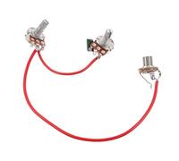 Milisten Electric Guitar Wire Harness Kit Toggle Switch Metal Jack Professional Amateur Guitar Supplies
