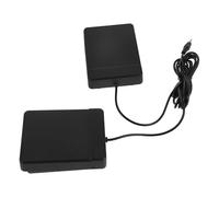 Milisten Electronic Drum Kit Double Bass Drum Pedal 3.5mm Connection Dual Foot Pedals Accessories Suitable for Band Rehearsal and Practice