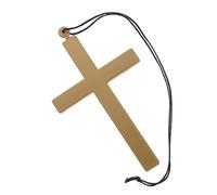 Milisten Elegant Mens Cross Pendant Necklace for Religious Ceremonies Design for Priests and Monks Versatile Accessory for Churches and Worship Spaces