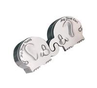 Milisten Elephant Shape Newborn Tooth and First Curl Keepsake Box Zinc Alloy Safe Memory Storage Case Precious