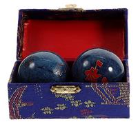 Milisten Exercise Massage Fitness Balls, Injury , Reduce Stress, , Baoding, Meditation and Therapy Balls Hand Massage (Blue)