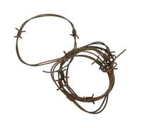 Milisten Fake Rusted Barbwire Halloween Plastic Chain Decor Scary Indoor Party Layout Haunted House Simulation