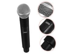 Milisten Faux Microphone Prop Realistic Singing Plaything for Cosplay Parties and Creative Activities Safe and Lightweight Design Enhance Holiday Fun and Imagination