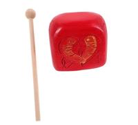 Milisten Fish Temple Block Percussion Instrument with Mallet Versatile Musical Accessory for Creative Expression Schools Homes and Performances Durable Construction