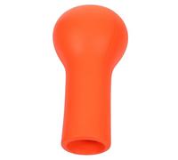 Milisten Fishing Rod Butt Cap Orange Fishing Rod Holder with Shock Absorbing Belly Top Structure for Stable Deep Sea Boat Pole Support and Enhanced Force Transfer