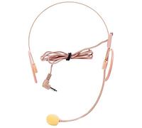 Milisten Flesh-Coloured Headset Microphone for Singing - Wired Head-Mounted Mic 20cm x 12cm - Invisible Skin Tone Ear Microphone with Mono Jack Plug for Teachers Performers and Tour Guides Sound Ampli
