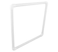 Milisten Floating Pond Plant Barrier 40cm White Plastic Fish Feeding Ring Aquatic Flora Separator for Fish Ponds and Water Gardens