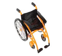 Milisten Foldable Doll Wheelchair Set Mini Crutches Simulation Wheelchair for Wrestling Dolls for Pretend Play and Empathy Building Dollhouses