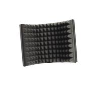 Milisten Foldable Microphone Windshield Noise Reduction Cover, ABS Sponge Noise-Proof Screen for Home Studio Recording, Black