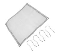 Milisten Foldable Outdoor Firewood Stove Mesh Screen Portable Camping Stove Foldable Bbq Grill Lightweight Compact Heat-Resistant Fire Pit Screen for Hiking Backyard